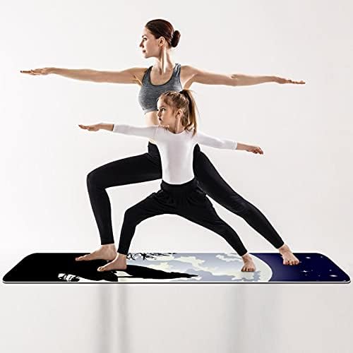 6 mm ekstra debela joga prostirka, vuk tiskani tisak ekološki prihvatljive TPE za vježbanje prostirke pilates prostirke sa jogom, vježbanjem,
