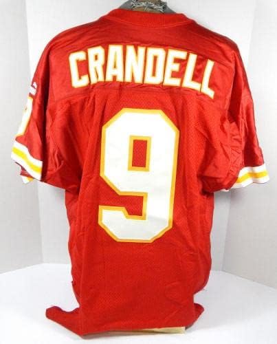 2000 Kansas City Chiefs Crandell 9 Igra izdana Red Jersey 44 DP34663 - Nepotpisana NFL igra korištena dresova