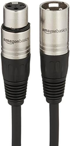 Kratko ponderirano osnovno postolje za mikrofon i nosače od 3/8 i 5/8; dimenzije baze su 4,5 9, a kabel za mikrofon od muškarca do