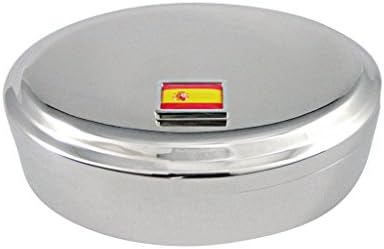 Kiola dizajnira španjolsku zastavu privjesak ovalni sitnicu nakit