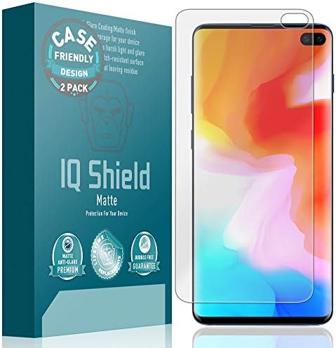IQ Shield Matte Screen zaštitnik kompatibilan sa Samsung Galaxy S10 Plus anti-sjaji