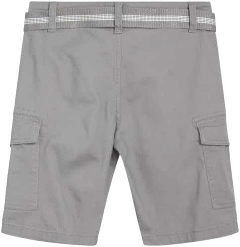 Donje hlače - dječje pamučne rastezljive teretne kratke hlače kaki kratke hlače za dječake platneni pojas