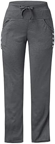 Ruziyoog joga hlače za žene elastični struk za kontrolu trbuha širokih nogu prtljažnika trenirke za planinarenje jogger radne hlače