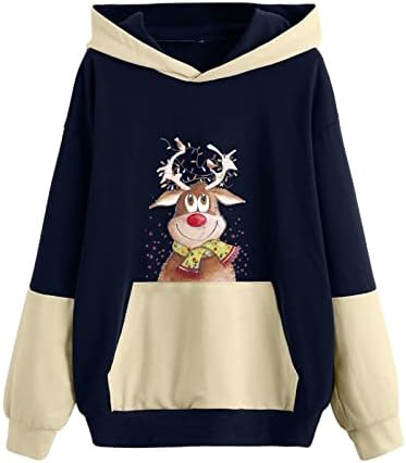 ZL geqinai kapuljače žene pulover grafički plus veličina preveliki kapuljača dukseva patke za pulover izvlačenje majice za pulover