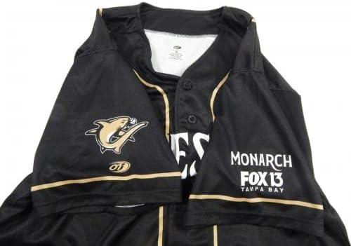 2022 Clearwater Thishers Marty Malloy 2 Igra izdana Black Jersey Monarch 48 7 - Igra korištena MLB dresova
