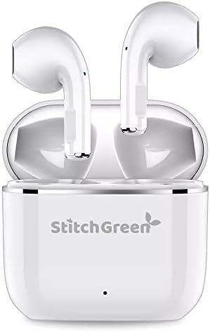 StitchGreen Pro 4 Bluetooth Earbuds TWS BIJELO ZVUČNO OBRAZOVANJE SOUKA, BESIVNI EARBUDI SA 5.1 Ugrađeni MIC, kontrola senzora Touch