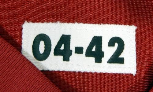 2004. San Francisco 49ers 19 Igra izdana Red Jersey 42 DP30860 - Nepotpisana NFL igra korištena dresova