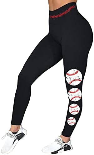 Lensse joga hlače za žene elastične elastične vitke fit bootcut sportski tiskani trčanje