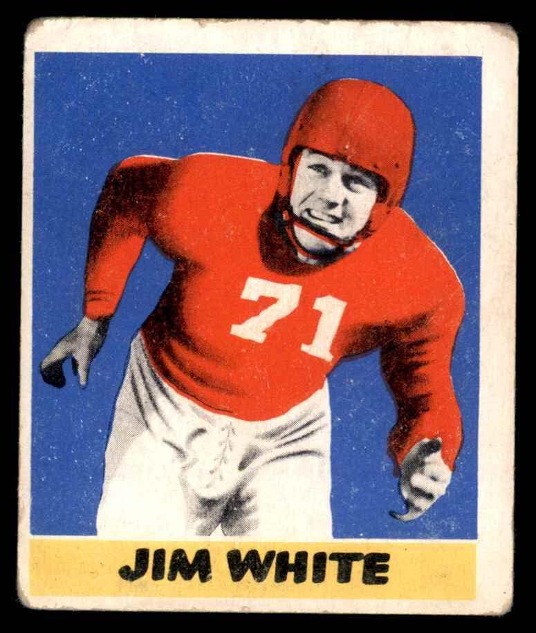 1948. Leaf 45 Jim White New York Giants-FB Good Giants-FB