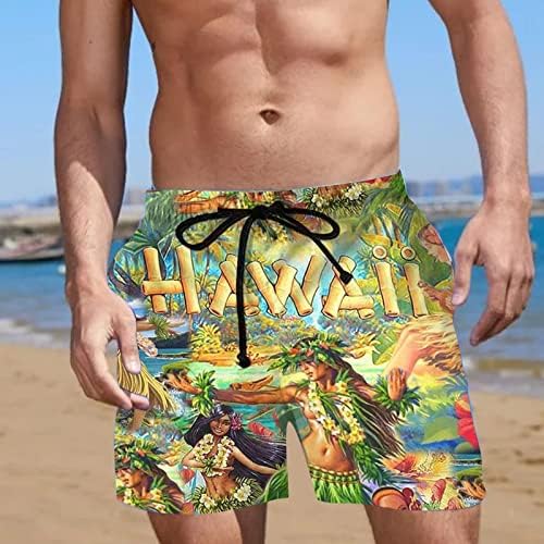 Muške kratke hlače muški ljetni odmor na moru za slobodno vrijeme modni trend hlače za plažu s kratkim hlačama s printom od 3 inča