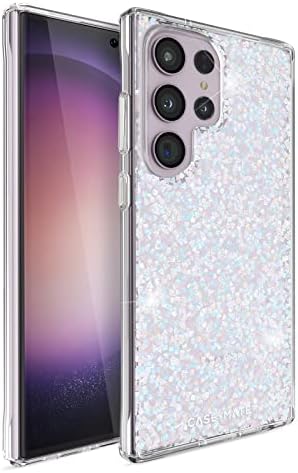 Case-mate Samsung Galaxy S23 Ultra Case [6.8 ] [12ft DROP ZAŠTITA] [Bežično punjenje] Twinkle dijamantni telefon za telefon za Samsung