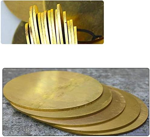 Mesingana ploča 8 mesingani disk list okrugla ploča 962 bakar za CNC obradu metala rezanje sirovina debljina metalne folije 2,5 mm