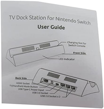 Punjenje adaptera visokih performansi 3 Dodatni USB priključci pogodni za Nintendo Switch Riuse