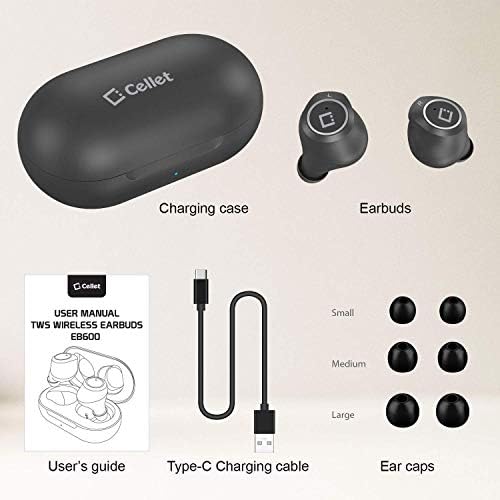 Bežični V5 Bluetooth Earbuds djeluje za Samsung Galaxy A72 4G/5G/A32 5G/A52 5G s futrolom za punjenje za u ušnim slušalicama.